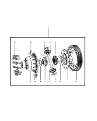 4131293-Gear assy-differential side