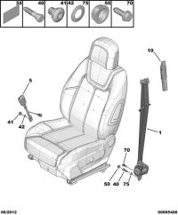 16096147XX-S/belt w/pretensioner