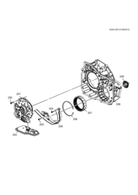 24230707-Bolt, a/t oil pump (M8X1.25X33)