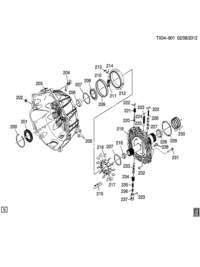 24224692-Washer, 1-2-3-4 & 3-5 reverse clutch housing thrust