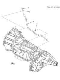 9438315-Hose, emission control valve vacuum (5.387)
