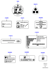 LR040889-Label - Vehicle Identification