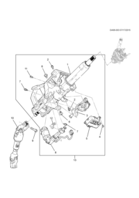 23270486-Steering column
