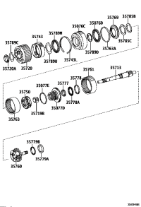 3572071010-GEAR ASSY, FR