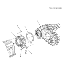 24246762-Transfer case (w/gear) (coded CW)