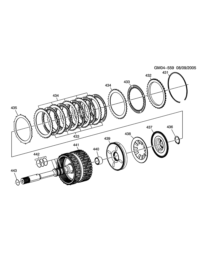 24224158-Plate, 4-5-6 clutch (repair kit for 7) (fiber) (* repair kit 3) (AC-DELCO #24224158)