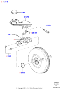 BT4Z2140A-??????????? O ???? Cylinder assy-master