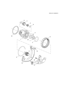 24274656-Plate, frt (plastic) (to case-converter & differential)