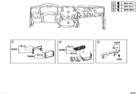5542202A00-Panel, instrument cluster finish, center upper