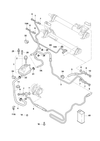 180422891J-Porsche cayenne return hose: