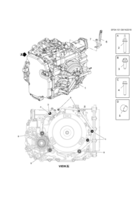 11546405-Bolt, transaxle (qtr) (M10X1.5X45 mm)