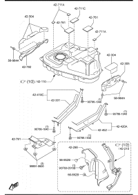 C23542720A-BAND(R),TANK FIX