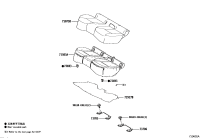 7269302030-HOOK, REAR SEAT CUSHION LOCK