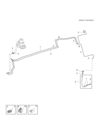 13227572-Tube, rr. brake