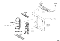 16592F0060-GUIDE, RADIATOR AIR, NO.3