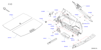 849502GD0B-FINISHER-TRUNK SIDE,RH