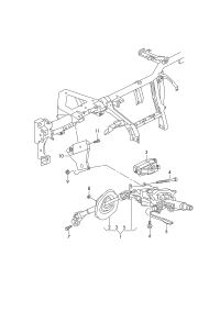 7P6419501EF-Steering column-manual