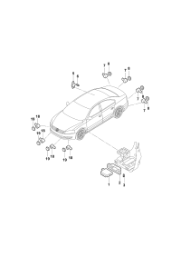19D919064-Controlunit, parking