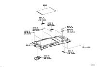 633060E130C1-TRIM SUB-ASSY, SUNSHADE