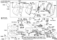 7997702130-Carpet, front seat back side, rh/lh