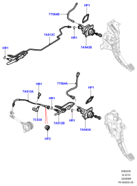 LR044439-Master cylinder assy