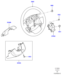 LR039883-Shroud assy-steering