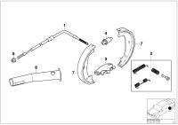 34411165020-Brake cable rh