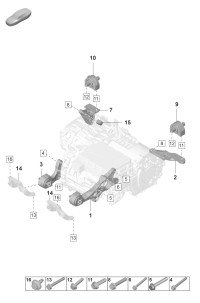 PAF911961-Bolt (combination), hexagon shoulder