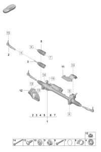 971423051DT-Strg rack & tie rod