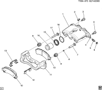 88982611-BOLT KIT,RR BRK BLEDR VLV(INCLS 4-6)(4.665)