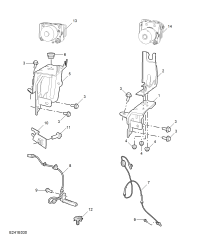 10304522-Bracket, brake adjuster unit