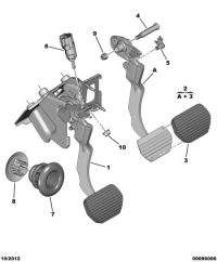 4500Z2-Pedal compl obk