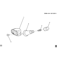 13598909-VALVE KIT,TIRE(INCLS 2-5)(INCLS CAP,STEM & BOLT)(W/O SENSOR)(5.890)(ACDelco #135