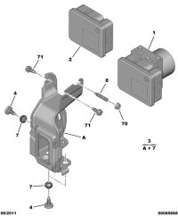 9800087980-Bracket-brake hydraulic unit
