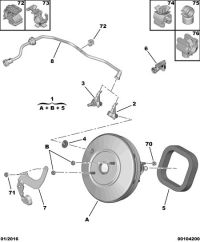 9676911480-Sensor, brake pressure