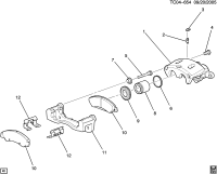 84320501-PAD KIT,FRT DISC BRK(INCLS 10,12)(ACDelco #171-1243)
