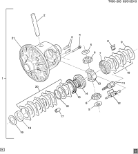 23404617-DIFFERENTIAL,L/SLIP(INCLS 2-21)(ACDelco #23404617)