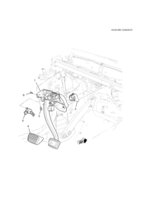 23359701-Pedal, brake (incl. 2,4-6)