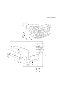 84013047-Tube, oil cooler inlet & outlet (incl. 3,7-10)
