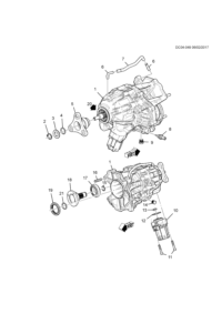 23247372-Seal, transfer case front input shaft