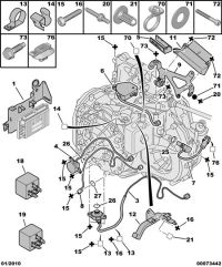 253034-Bracket, a/t ecu
