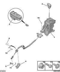 YL001267ZD-KNOB ASSY-GEAR SHIFT LEVER