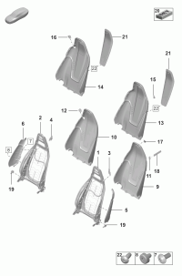 992881511Y-Frame assy-back w/t
