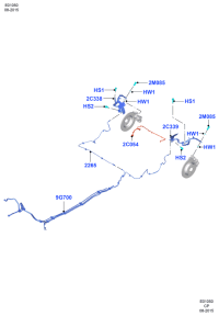 GR2T2C054AB-Wiring assy-skid control