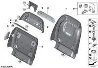 52105A1BE83-Panel compl-seat upr