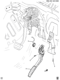 25954154-Bracket, brake pedal