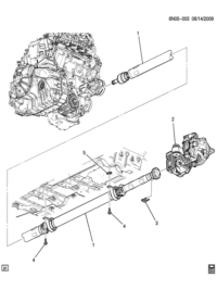 22885388-Propeller shaft (code AANP) (incl 2-12)