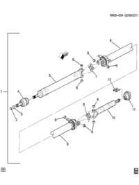 20813565-Seal, propeller shaft transmission flange (o-ring) (part of 1)