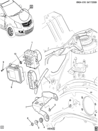23158133-Kit, brake pressure regulating valve (incl. 10) (AC-DELCO #23158133)