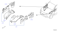 F41015JGEA-HOOD LEDGE LH